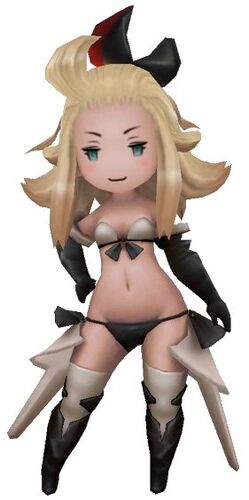 Bravely Default Edea Lee of the Duchy of Eternia Greeting Card