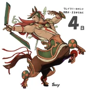 Countdown artwork celebrating the release of Bravely Second.