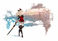 Concept art of Edea.