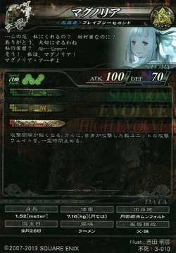 Magnolia's card.