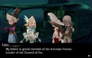 Edea reveals her father's identity.