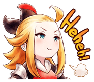 Bravely Default Edea Lee of the Duchy of Eternia Greeting Card