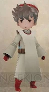 Tiz as a White Mage (Bravely Default).