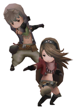 Tiz and Agnès as Thiefs