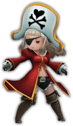 Magnolia as a Pirate.