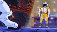 Marshal BraveStarr sees Sara Jane and Thirty/Thirty steps in to protect it
