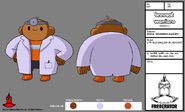 BW - Model - 6 Yr Old Wallow in Lab Coat
