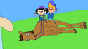 Beth's Horse when they were kids