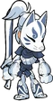 Kitsune Hattori White