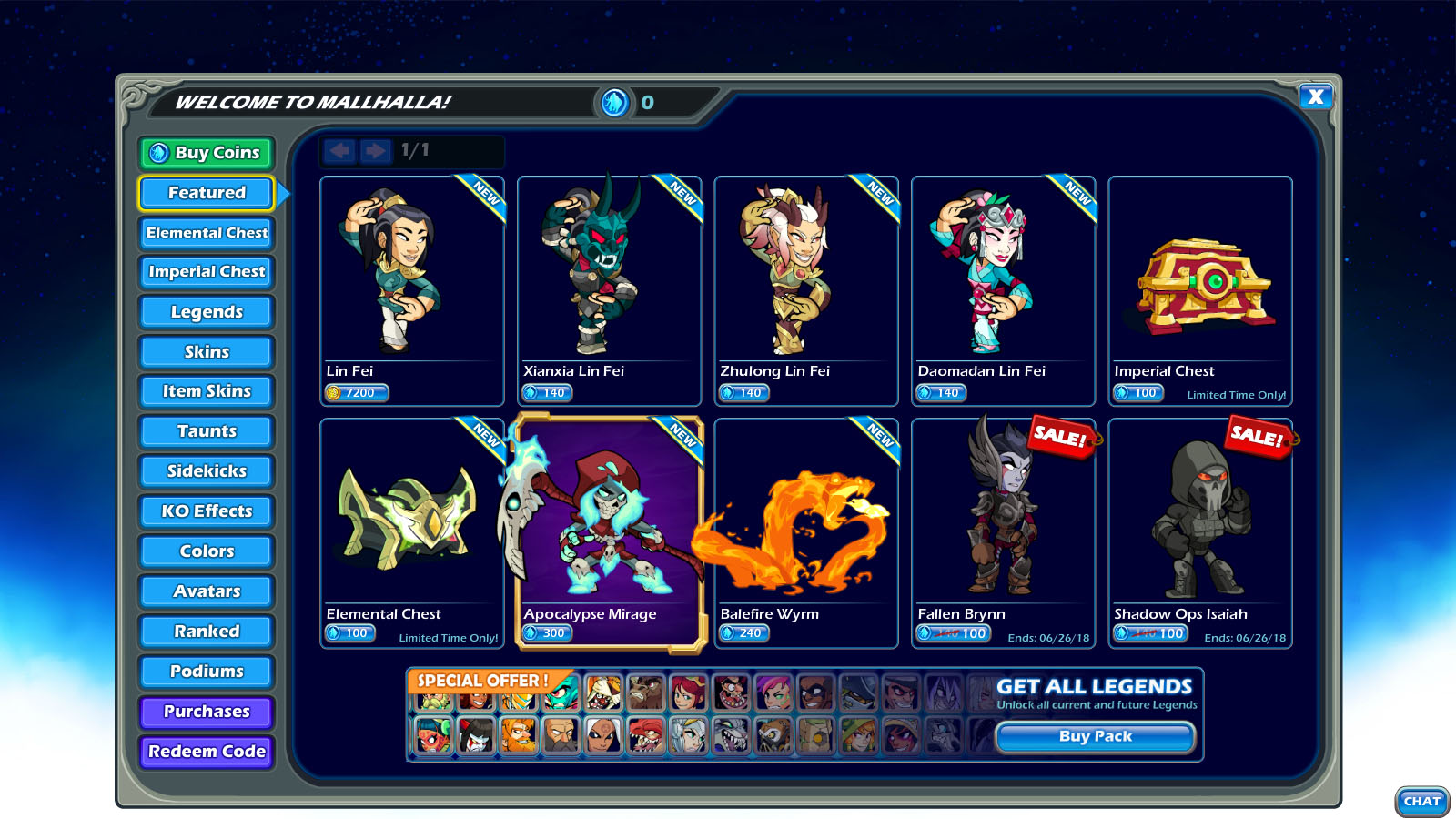 Kind of crazy the amount of free items you can get with Brawlhalla streams  and prime : r/Brawlhalla