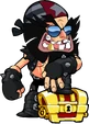 Biker Thatch Black