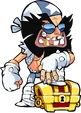 Biker Thatch White