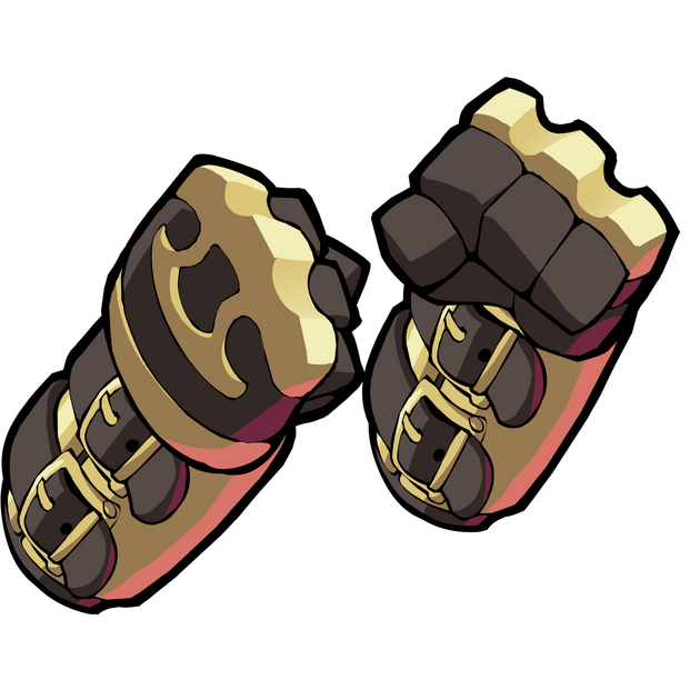 Spiked Brass & Oxblood Gauntlets and Bracers :: by ChaoSeven -- Fur  Affinity [dot] net