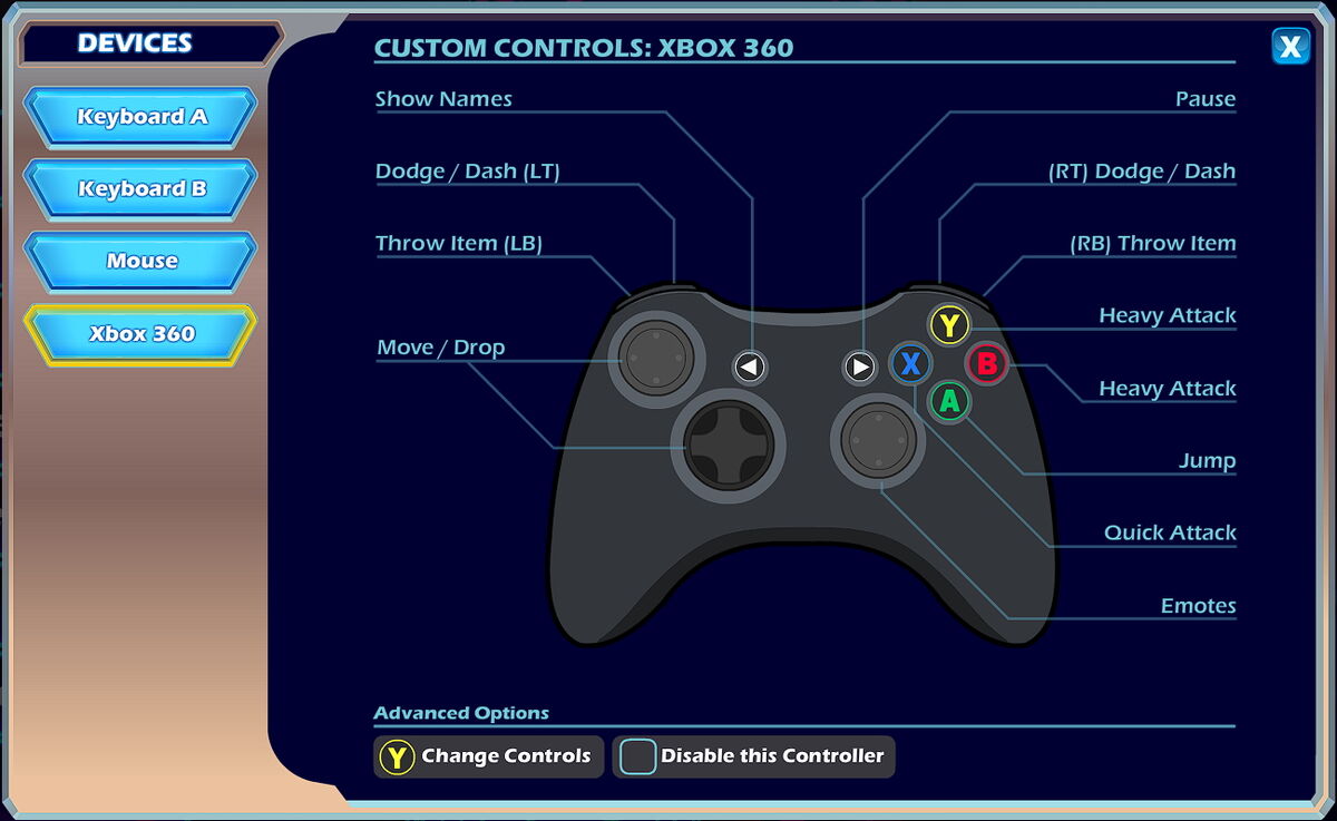 Controls Brawlhalla Wiki