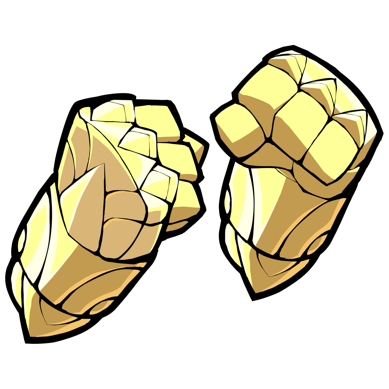 Goldforged Gauntlets is one of the Weapon Skins in the game Brawlhalla. 