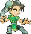 Chun-Li Green