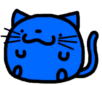 Huge Blue Cat