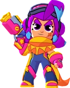 Squad Buster (Free for pre-registering 30 million times on Squad Busters and for the upcoming deletion of Squad Busters, or 199 Gems • E) Squad Busters skin Mythic skin