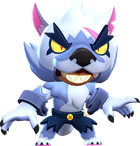 White Wolf (199 Gems • S) Brawl-o-ween skin Mythic Skins