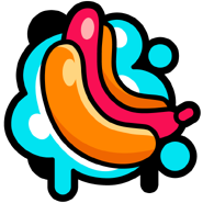 Надувной хот-дог (можно купить в акции за 39)