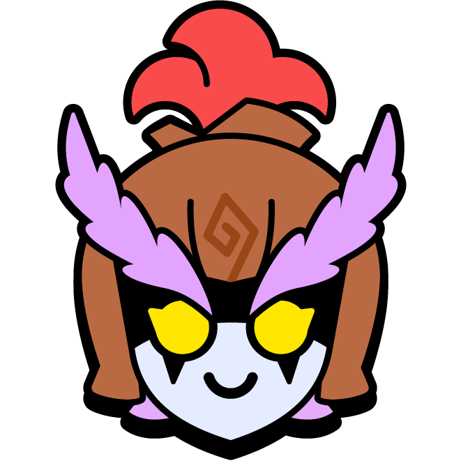 For some odd reason Janet's special pin reminds me of the awesome face emoji  : r/Brawlstars