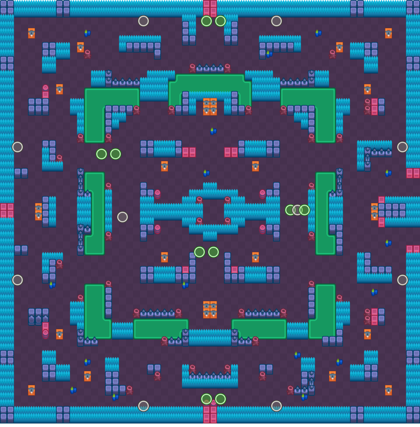 Brawl map. Горячая точка БРАВЛ старс. Карта столкновение Brawl Stars. Старые карты в БС. Старые карты в столкновении в БРАВЛ старс.