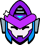 Emoji mortis mecha happy