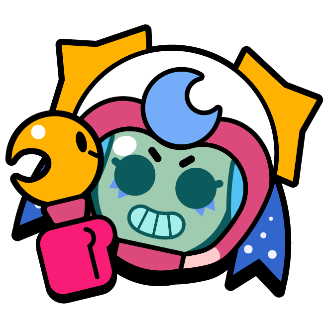 For some odd reason Janet's special pin reminds me of the awesome face emoji  : r/Brawlstars