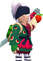 Fruit Samurai (Free from the early bundle, 29 Gems or 1000 Bling) Starry Meal skin Rare skin