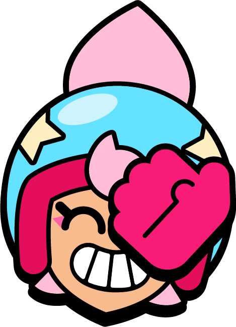 For some odd reason Janet's special pin reminds me of the awesome face emoji  : r/Brawlstars