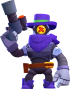 Rico Skin-Ricochet.png (6.63 MB) Ricochet (Free from Brawlidays 2019 gift • E) 2019 Anniversary skin Super Rare skin