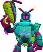 Rico Skin-Firefly.png (3.68 MB) Firefly (Brawl Pass, 79 Gems or 2750 Bling) Brawl Pass skin Biodome skin Super Rare skin