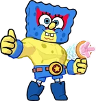 SpongeBob (Free after collecting 400,000 Krusty Kash in a Club or $9.99 • E) SpongeBob skin Mythic skin