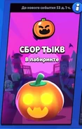 Баннер режима "Сбор Тыкв"