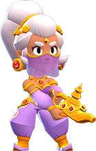 Shelly Dancer Dahlia (Brawl Pass Plus, 149 Gems or 5000 Bling) Brawl Pass skin Sands of Time skin Epic skin