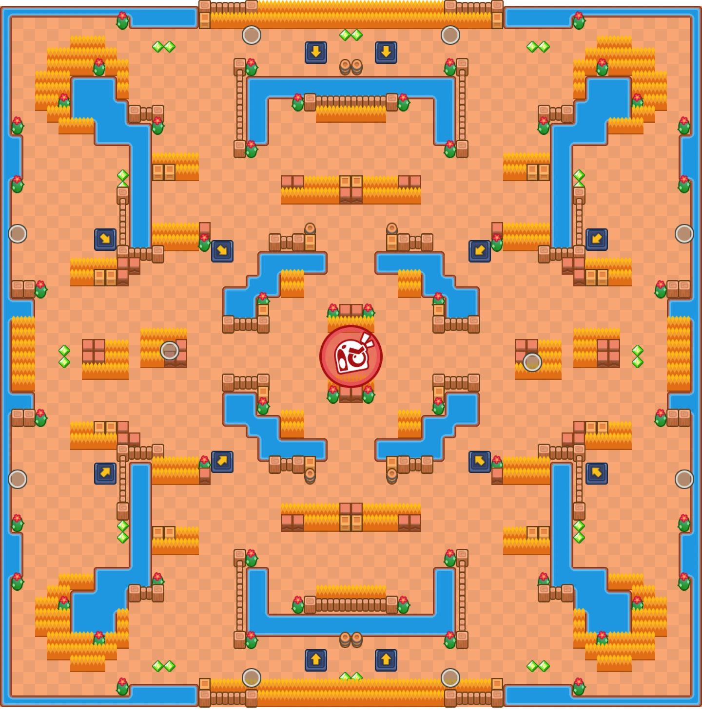 Brawl Stars Gem Grab lanes in Brawl Stars — Brawl Ball guide