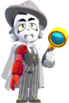 Detective (Noir Edition) (29 Gems or 1000 Bling, available after purchasing Detective Gray) License to Brawl skin Super Rare skin