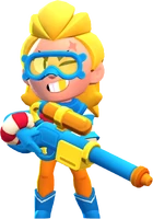 Belle Skin-Beach.png (868 KB) Beach (29 Gems or 1000 Bling) Summer of Brawl skin Rare skin