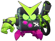 Virus (299 Gems • E) CyberBrawl skin Legendary skin