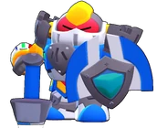 Mecha Paladin (Brawl Pass Exclusive • E) Brawl Pass skin Max Force skin Epic skin