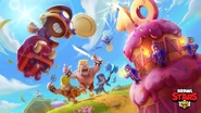 Офицарт-122.jpeg (149 КБ) Сегодня Clash of Clans исполняется 10 лет! Это означает, что в Brawl Stars для вас есть подарки и квесты! Бесплатный скин "Король варваров Булл" в магазине, квест на значок "Варвар" и испытание ЗАВТРА на спрей!🎉 (02/08/22)