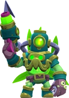 Rico Skin-Ghost Diver.png (8.8 MB) Ghost Diver (Free from Pumpkin Boxes or 199 Gems • S) Brawl-o-ween skin Mythic skin