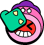 Rosa Pin-Facepalm