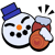 Emoji tick xmas