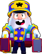 Bellhop Mike (Brawl Pass Exclusive • E) Brawl Pass Brawlidays skin Super Rare Skins