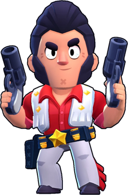 BRAWL STARS - Figura de acción Pack de 1 (PELO ROJO COLT)