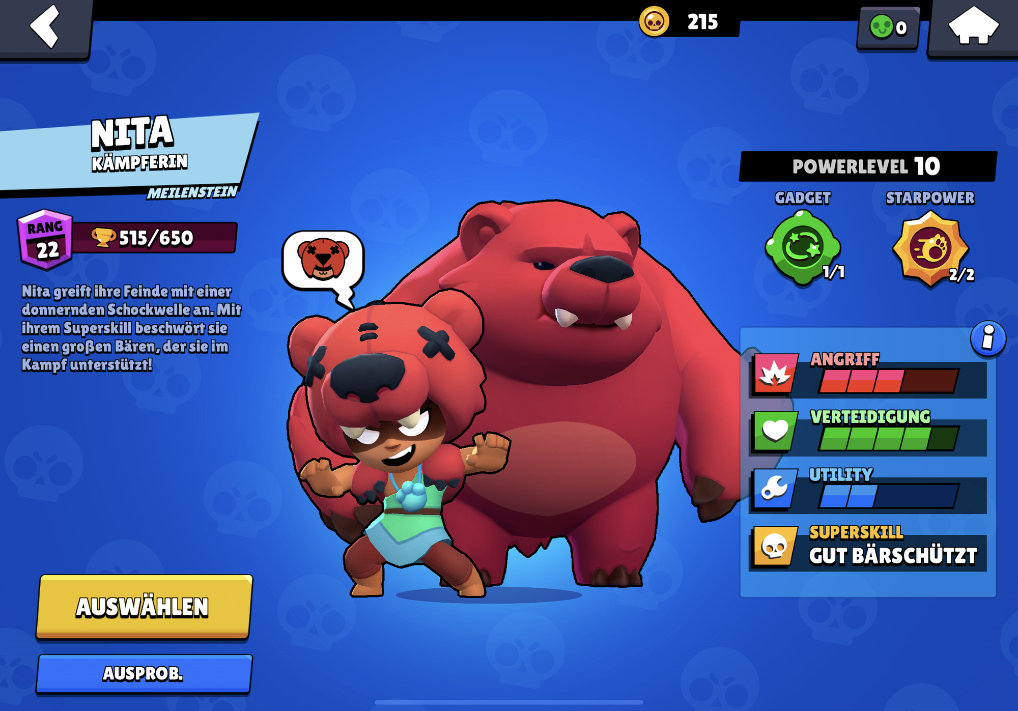 Nita Brawl Stars Wiki Fandom - brawl stars nicht verfügbar