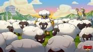 Офицарт41.jpg.jpg (156 КБ) День 2768: Я завоевал доверие среди овец🐑 Они до сих пор не знают, что я попал не на тот корабль!