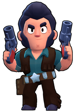 BRAWL STARS - Figura de acción Pack de 1 (PELO ROJO COLT)