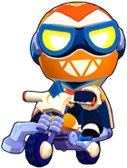 Biker (Brawl Pass, 149 Gems or 5000 Bling) Brawl Pass Stunt Show skin Epic Skins